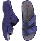Berkemann | Finja | Kosmosblau Leder-Stretch | Form: Melbourne | 01021-361 | Damen Pantoletten