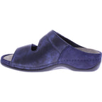 Berkemann | Finja | Kosmosblau Leder-Stretch | Form: Melbourne | 01021-361 | Damen Pantoletten