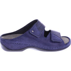 Berkemann | Finja | Kosmosblau Leder-Stretch | Form: Melbourne | 01021-361 | Damen Pantoletten
