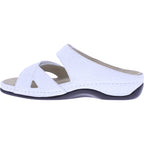 Berkemann | Modell: Felia | Weß PrägelLeder | Form: Melbourne | 01023-113 | Damen Pantoletten