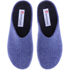 Berkemann | Florina | Himmelblau Filz | Form: Melbourne | 01025-045 | Damen Filzhausschuhe