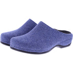 Berkemann | Florina | Himmelblau Filz | Form: Melbourne | 01025-045 | Damen Filzhausschuhe