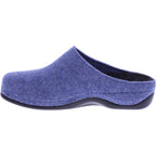 Berkemann | Florina | Himmelblau Filz | Form: Melbourne | 01025-045 | Damen Filzhausschuhe