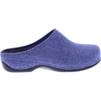 Berkemann | Florina | Himmelblau Filz | Form: Melbourne | 01025-045 | Damen Filzhausschuhe