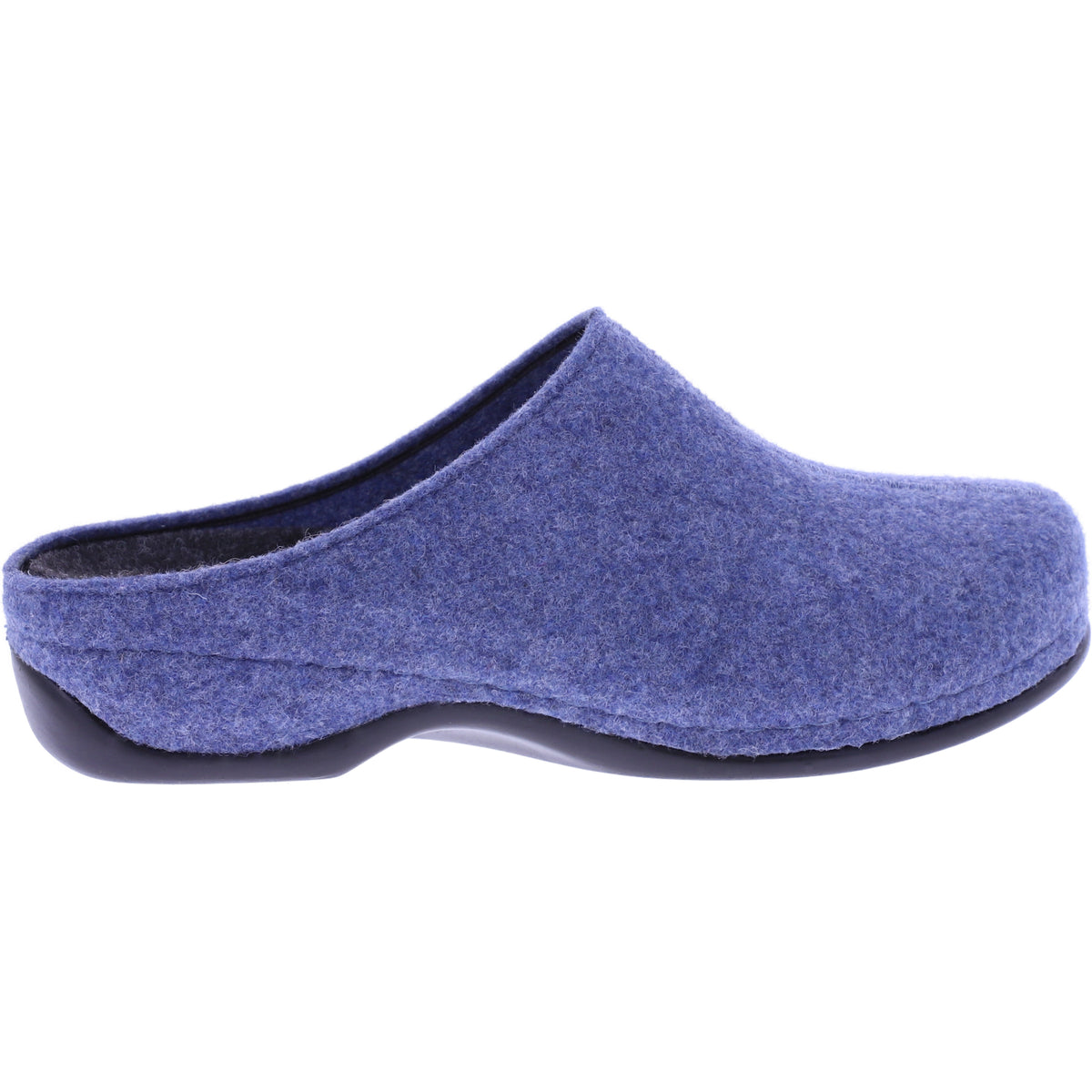 Berkemann | Florina | Himmelblau Filz | Form: Melbourne | 01025-045 | Damen Filzhausschuhe