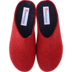 Berkemann | Modell: Florina | Rot Filz | Form: Melbourne | 01025-235 | Damen Filzhausschuhe