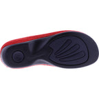 Berkemann | Modell: Florina | Rot Filz | Form: Melbourne | 01025-235 | Damen Filzhausschuhe