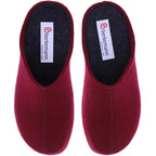 Berkemann | Florina | Dunkelrot Filz | Form: Melbourne | 01025-258 | Damen Hausschuhe