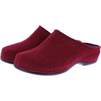 Berkemann | Florina | Dunkelrot Filz | Form: Melbourne | 01025-258 | Damen Hausschuhe