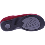 Berkemann | Florina | Dunkelrot Filz | Form: Melbourne | 01025-258 | Damen Hausschuhe