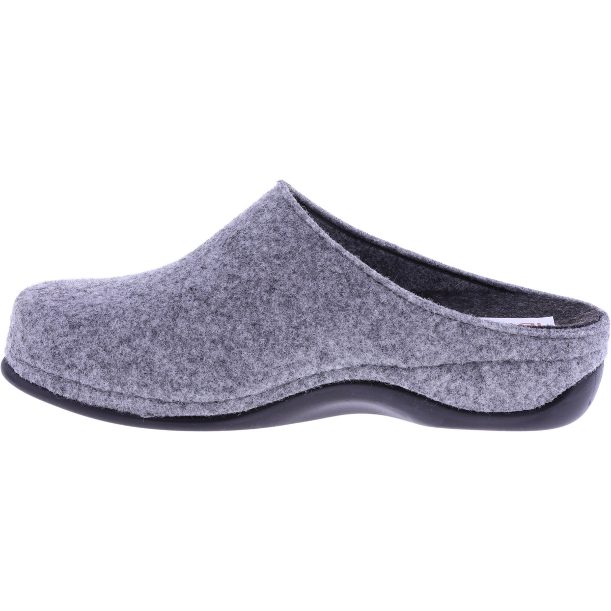 Berkemann | Florina | Hellgrau Filz | Form: Melbourne | Weite: H | 01025-652 | Damen Hausschuhe
