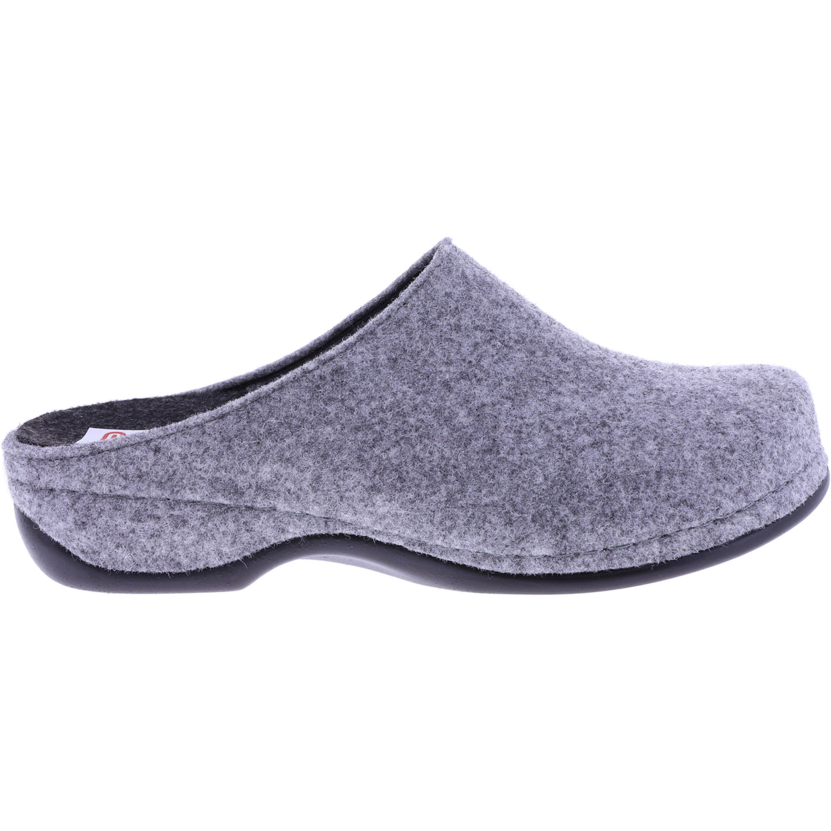 Berkemann | Florina | Hellgrau Filz | Form: Melbourne | Weite: H | 01025-652 | Damen Hausschuhe