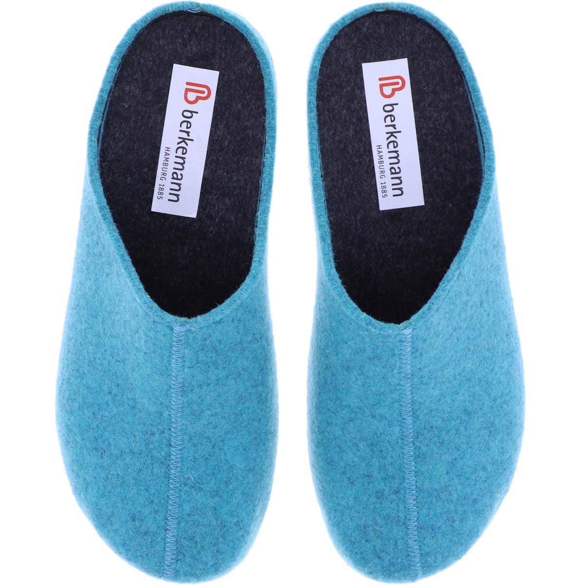 Berkemann | Florina | Türkis Filz | Form: Melbourne | 01025-832 | Damen Hausschuhe