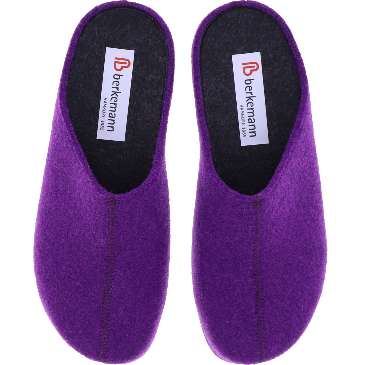 Berkemann | Florina | Violett Filz | Form: Melbourne | 01025-841 | Damen Hausschuhe