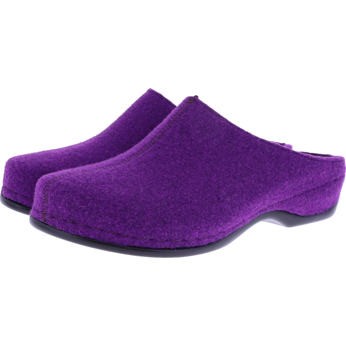 Berkemann | Florina | Violett Filz | Form: Melbourne | 01025-841 | Damen Hausschuhe