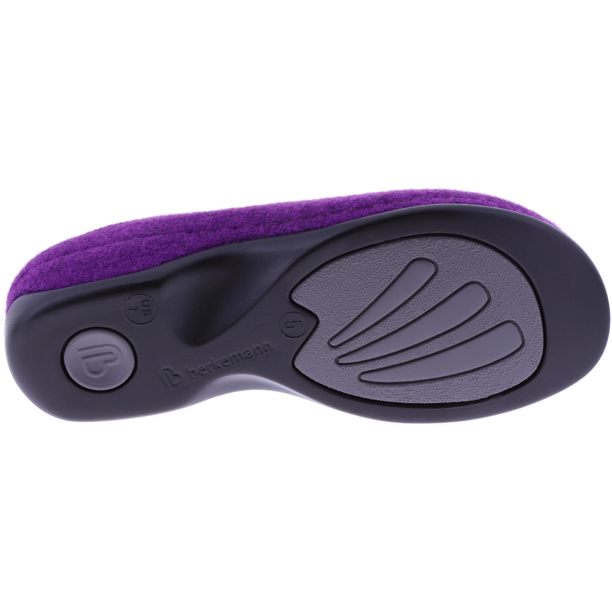 Berkemann | Florina | Violett Filz | Form: Melbourne | 01025-841 | Damen Hausschuhe