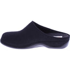 Berkemann | Florina | Schwarz Filz | Form: Melbourne | Weite: H | 01025-958 | Damen Filzhausschuhe