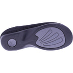 Berkemann | Florina | Schwarz Filz | Form: Melbourne | Weite: H | 01025-958 | Damen Filzhausschuhe