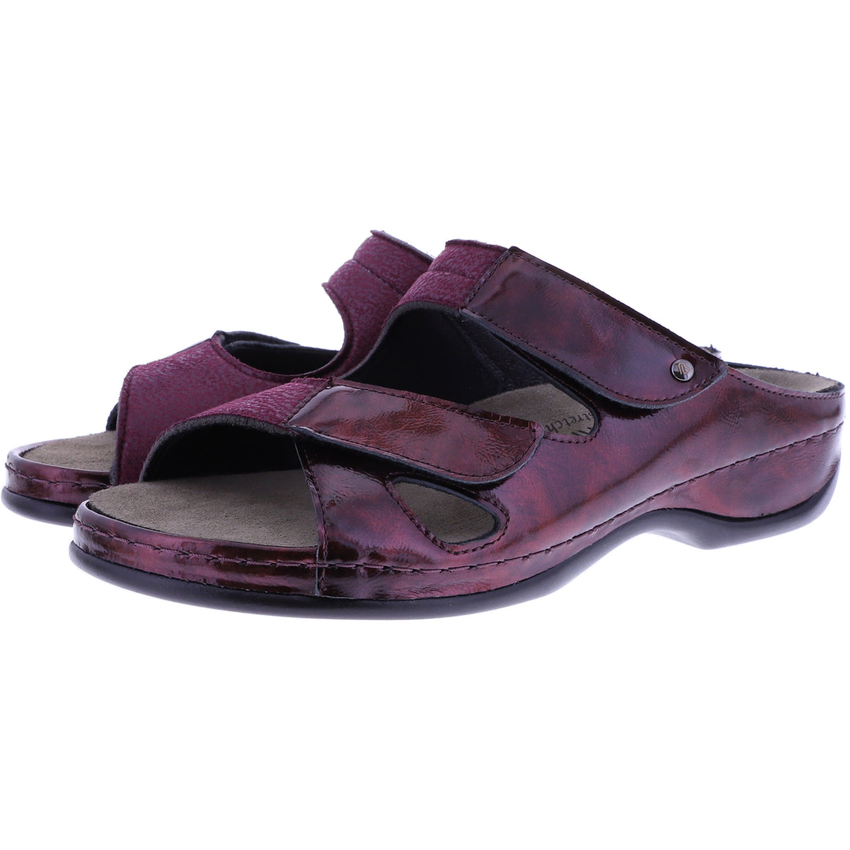 Berkemann | Janna | Bordeaux Lack | Leder-Stretch | Leisten: Melbourne | 01027-267 | Damen