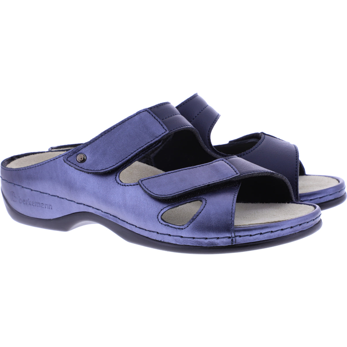 Berkemann | Modell: Janna | Blau Glattleder-Stretch | Leisten: Melbourne | 01027-371 | Damen