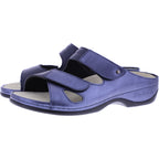 Berkemann | Modell: Janna | Blau Glattleder-Stretch | Leisten: Melbourne | 01027-371 | Damen