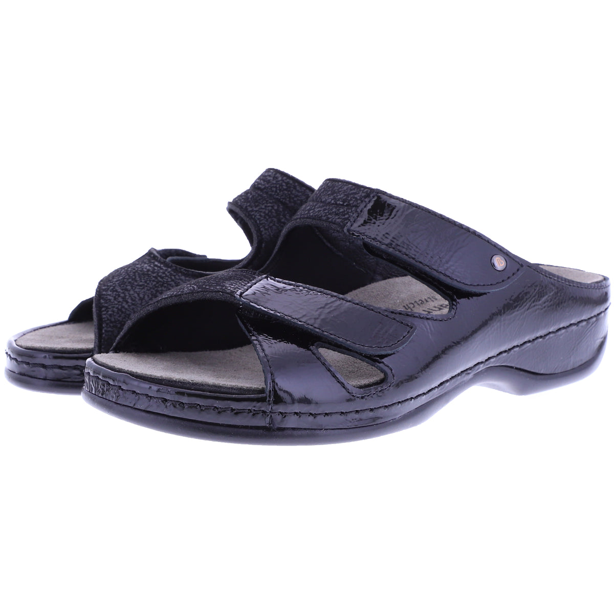 Berkemann | Janna | Schwarz Lack | Leder-Stretch | Leisten: Melbourne | 01027-996 | Damen