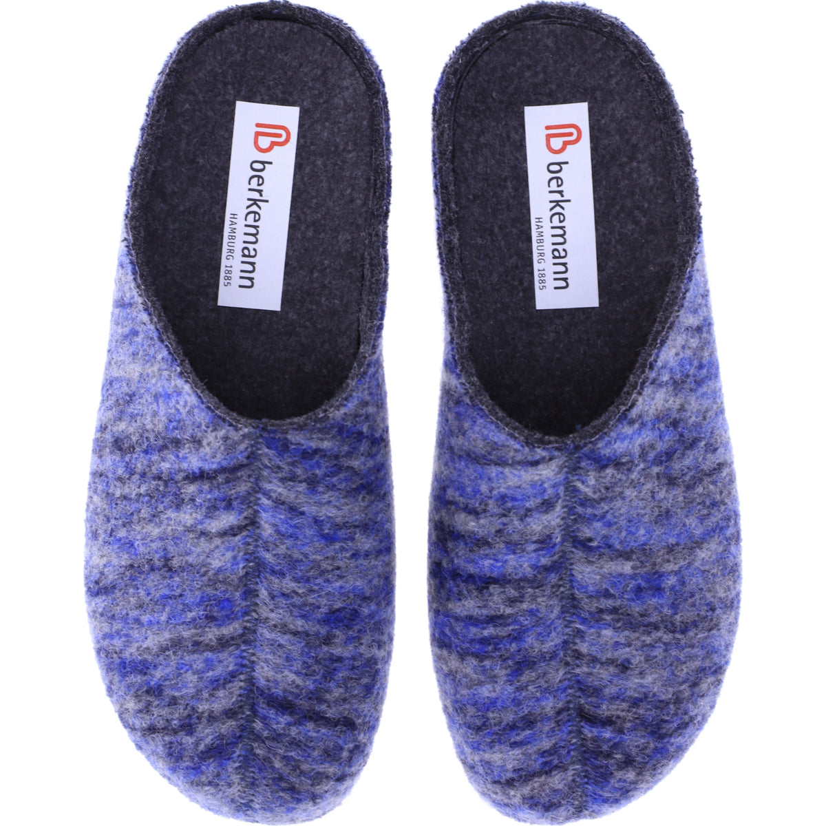 Berkemann / Modell: Donata / Eisblau-Blau Filz / Form: Melbourne / Art: 01028-393 / Damen Clogs