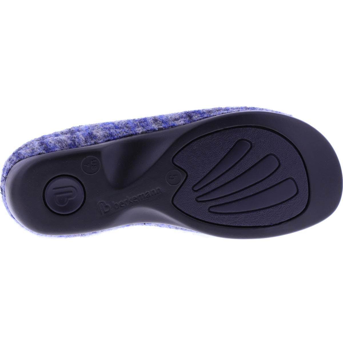 Berkemann / Modell: Donata / Eisblau-Blau Filz / Form: Melbourne / Art: 01028-393 / Damen Clogs