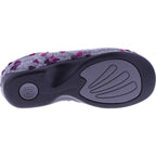 Berkemann | Donata | Hellgrau Tupfen Filz | Form: Melbourne | Weite: H | 01028-645 | Damen Clogs