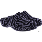 Berkemann | Donata | Grau-Zebra Filz | Form: Melbourne | Weite: H | 01028-654 | Damen Clogs