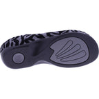 Berkemann | Donata | Grau-Zebra Filz | Form: Melbourne | Weite: H | 01028-654 | Damen Clogs