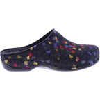 Berkemann | Modell: Donata | Dunkelgrau Tupfen Filz | Form: Melbourne | 01028-914 | Damen Clogs