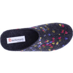 Berkemann | Modell: Donata | Dunkelgrau Tupfen Filz | Form: Melbourne | 01028-914 | Damen Clogs