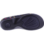 Berkemann | Modell: Donata | Dunkelgrau Tupfen Filz | Form: Melbourne | 01028-914 | Damen Clogs