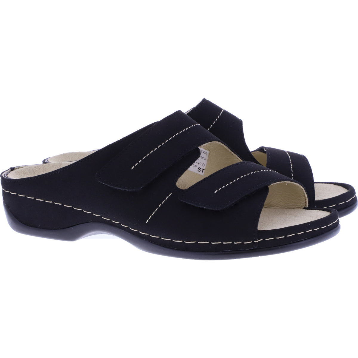 Berkemann | Modell: Fedora | Schwarz Nubuk | Leisten: Melbourne | 01080-015 | Waschbar