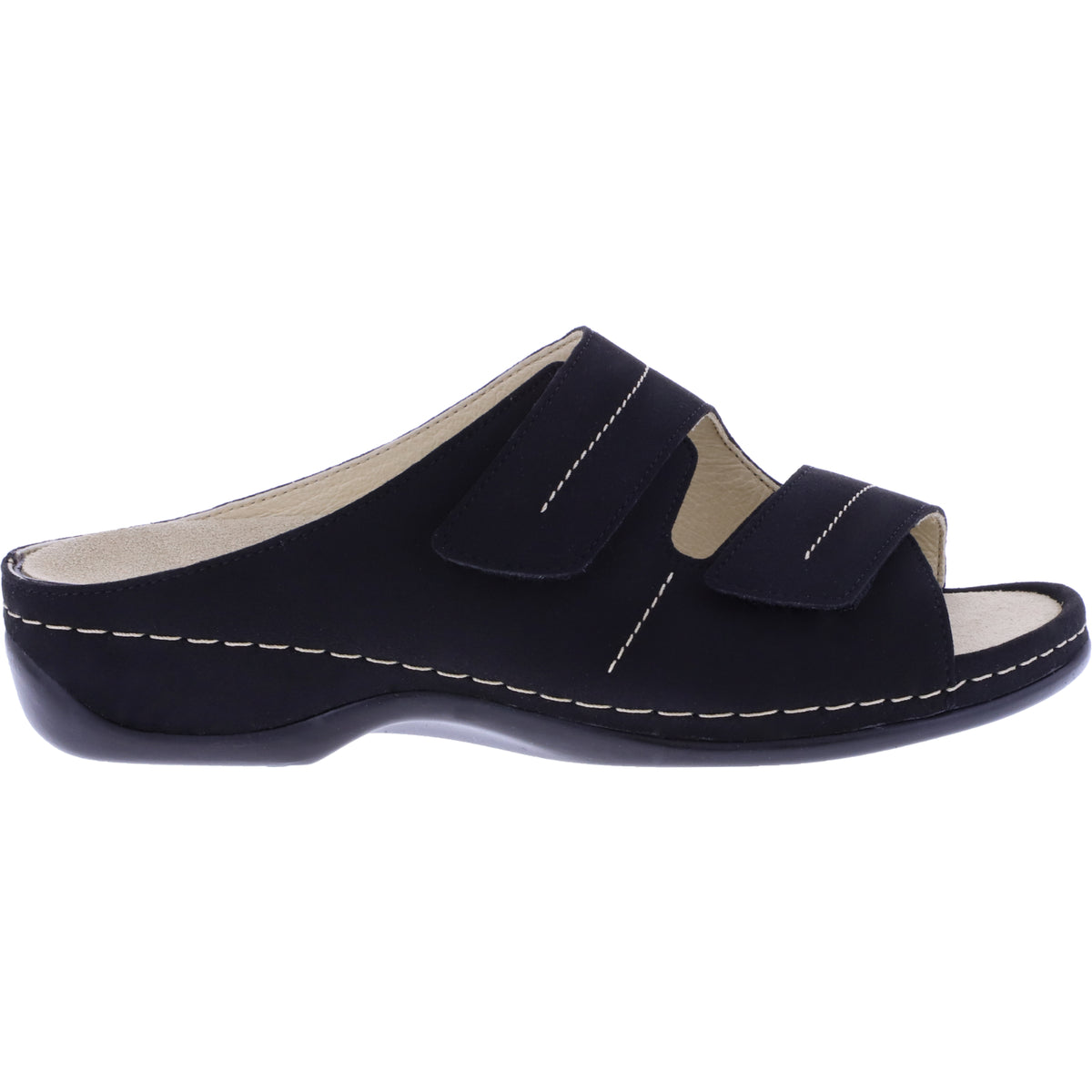 Berkemann | Modell: Fedora | Schwarz Nubuk | Leisten: Melbourne | 01080-015 | Waschbar