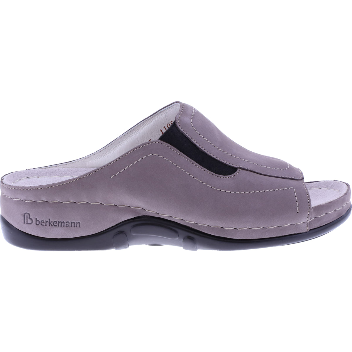 Berkemann | Modell: Isabella | Stone Nubuk | Leisten: Sydney | 01105-967 | Damen Pantoletten