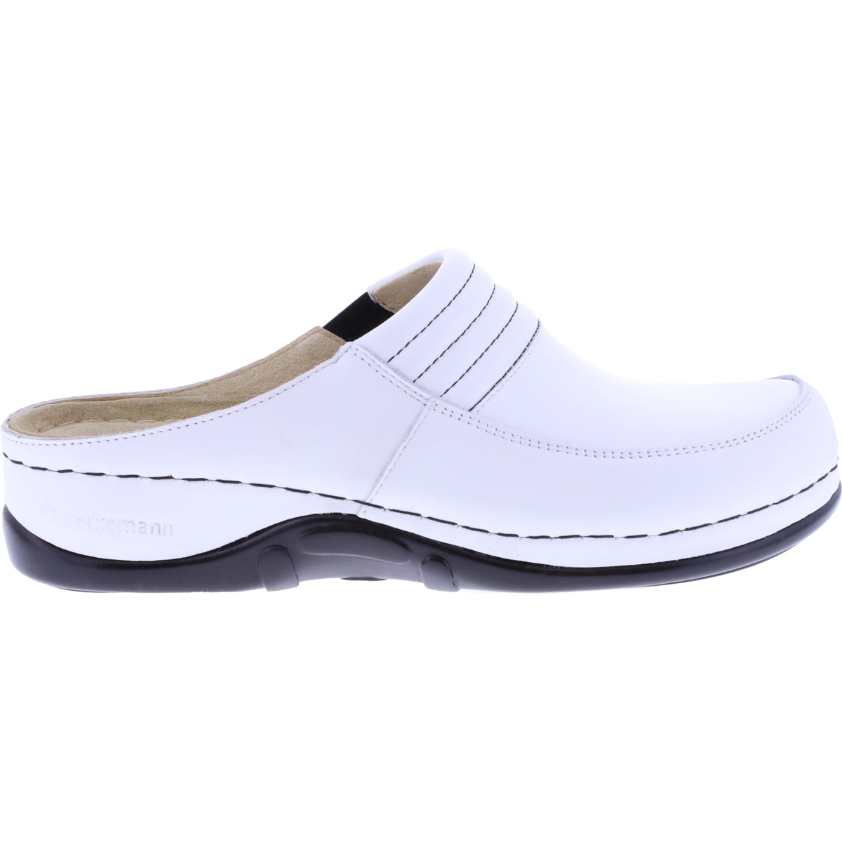 Berkemann | Modell: Victoria | Weiß Kalbsleder | Leisten: Sydney | 01112-101 | Damen Clogs