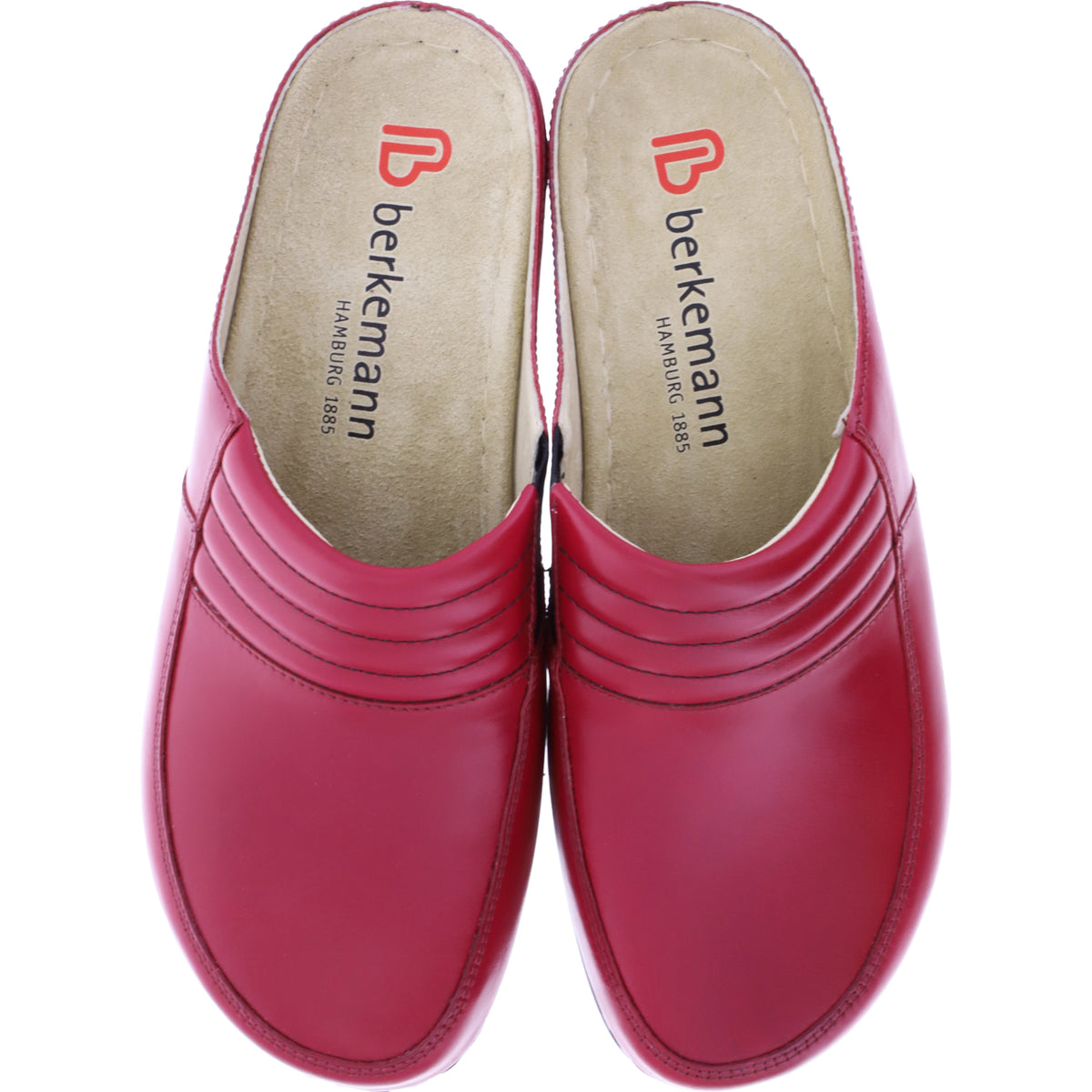 Berkemann | Modell: Victoria | Weinrot Kalbsleder | Leisten: Sydney | 01112-277 | Damen Clogs