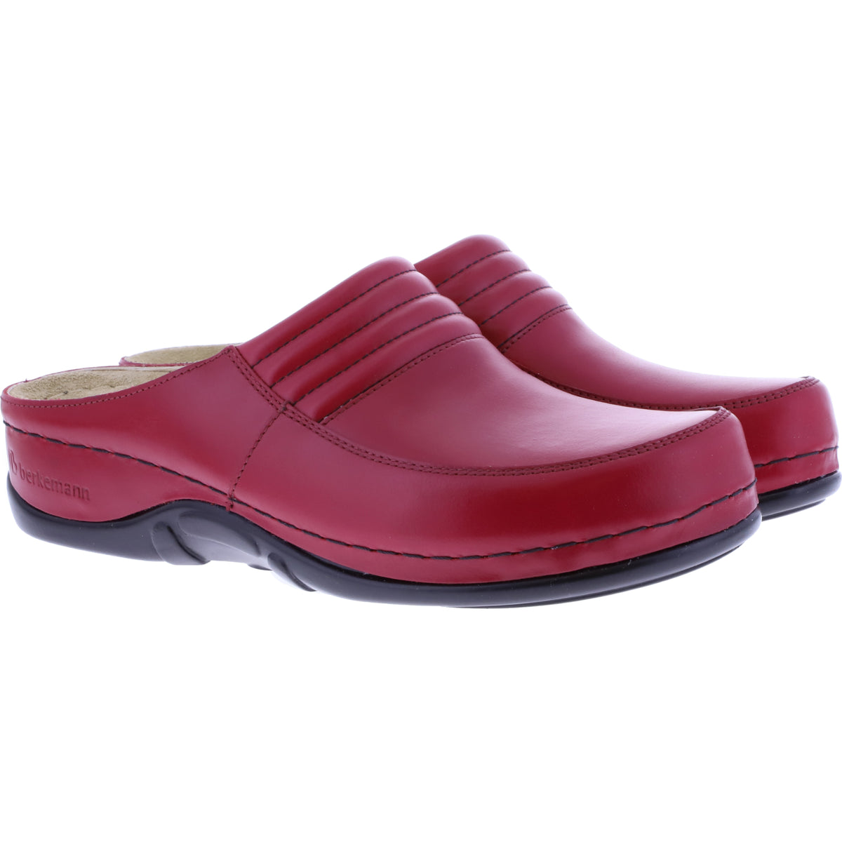 Berkemann | Modell: Victoria | Weinrot Kalbsleder | Leisten: Sydney | 01112-277 | Damen Clogs