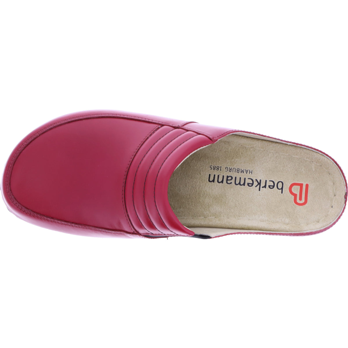 Berkemann | Modell: Victoria | Weinrot Kalbsleder | Leisten: Sydney | 01112-277 | Damen Clogs