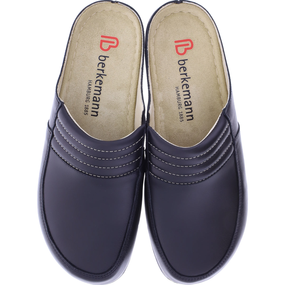 Berkemann | Modell: Victoria | Schwarz Kalbsleder | Leisten: Sydney | 01112-903 | Damen Clogs