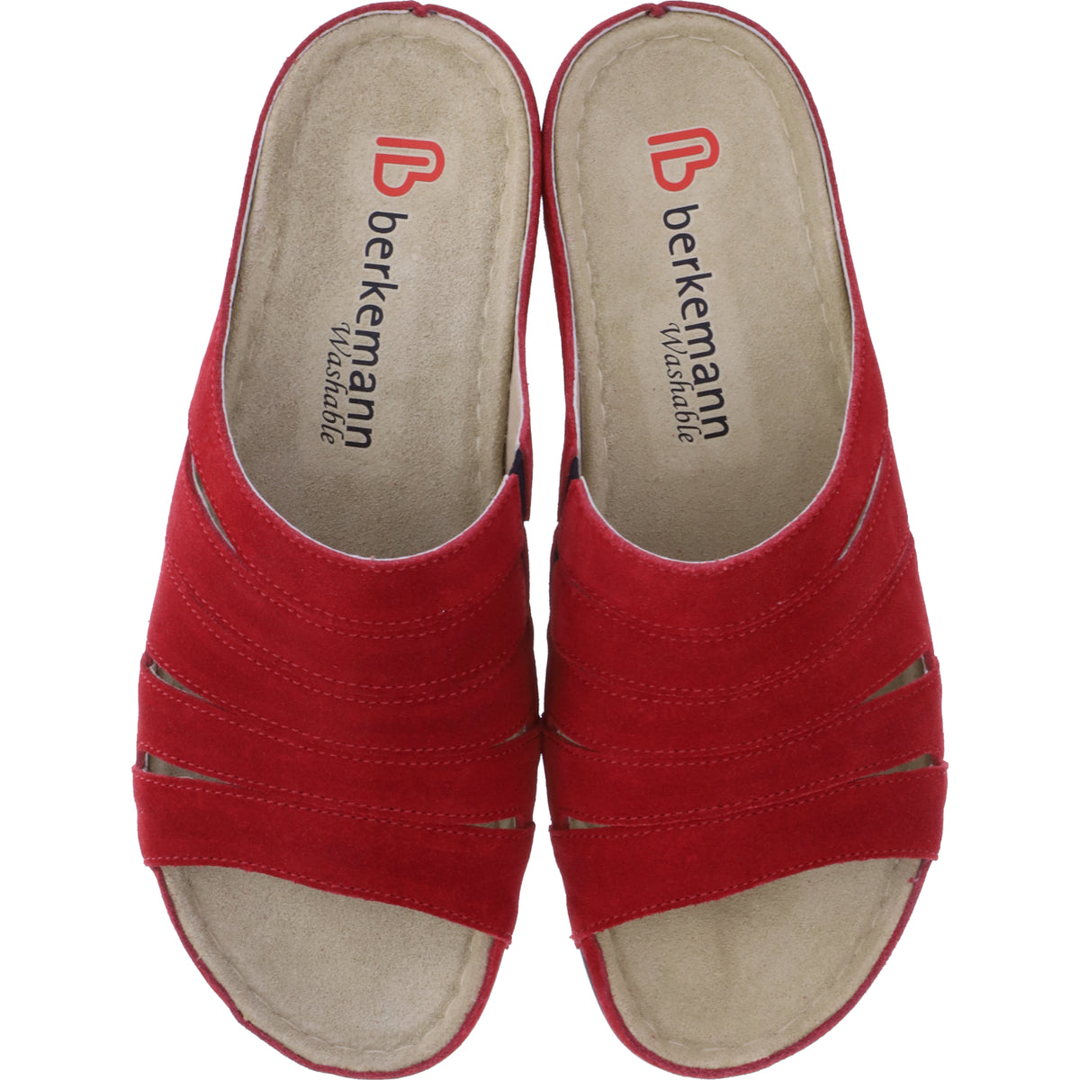 Berkemann | Modell: Bine | Rot Leder | Leisten: Sydney | 01119-250 | Waschbar | Damen