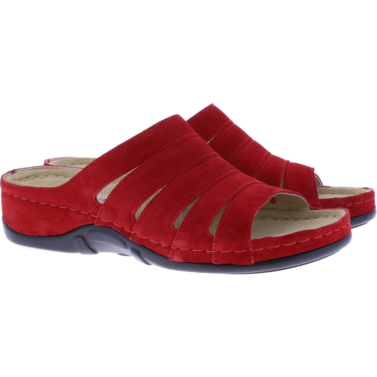 Berkemann | Modell: Bine | Rot Leder | Leisten: Sydney | 01119-250 | Waschbar | Damen