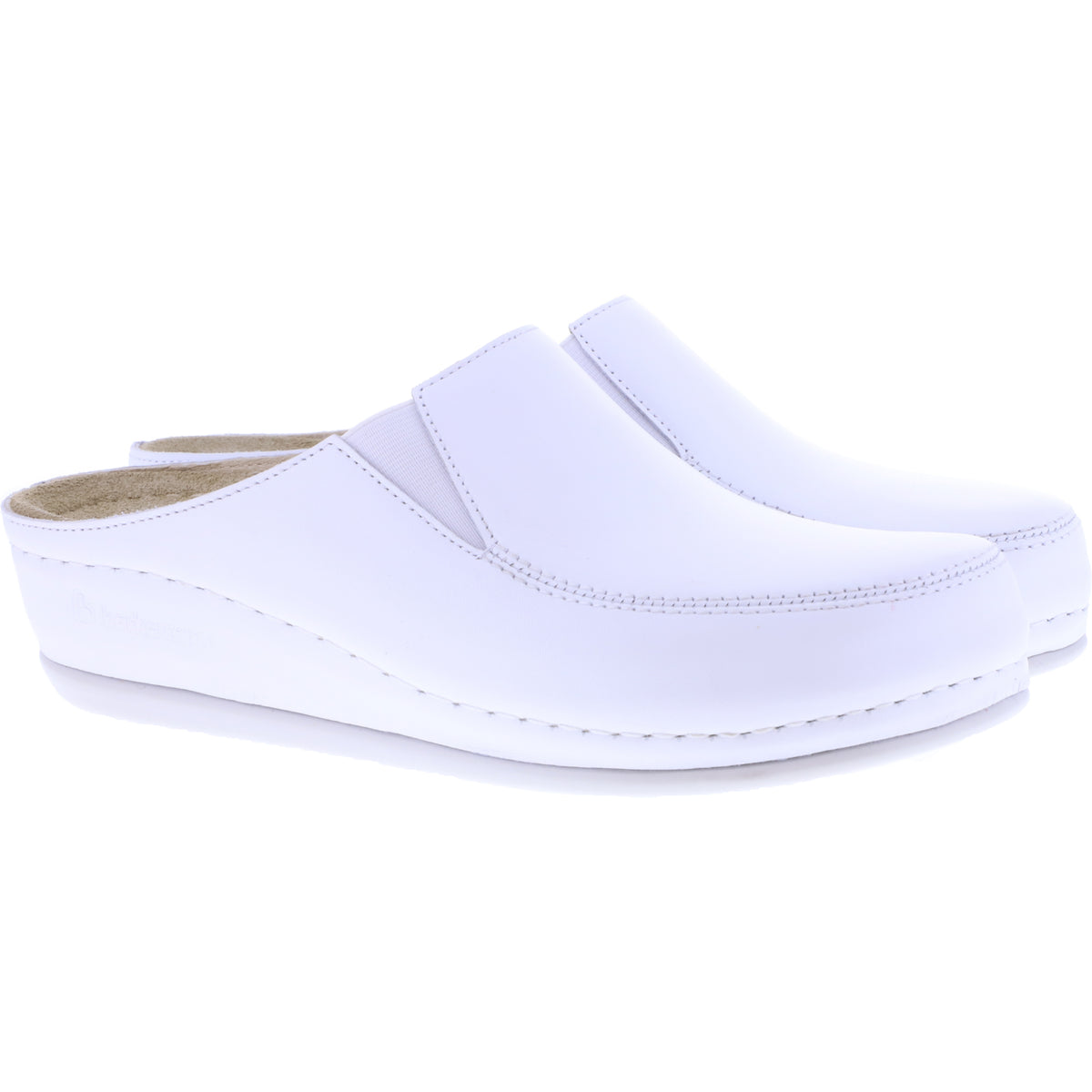 Berkemann | Modell: Celle | Weiß Kalbsleder | Leisten: Atlanta | 01301-101 | Damen Clogs