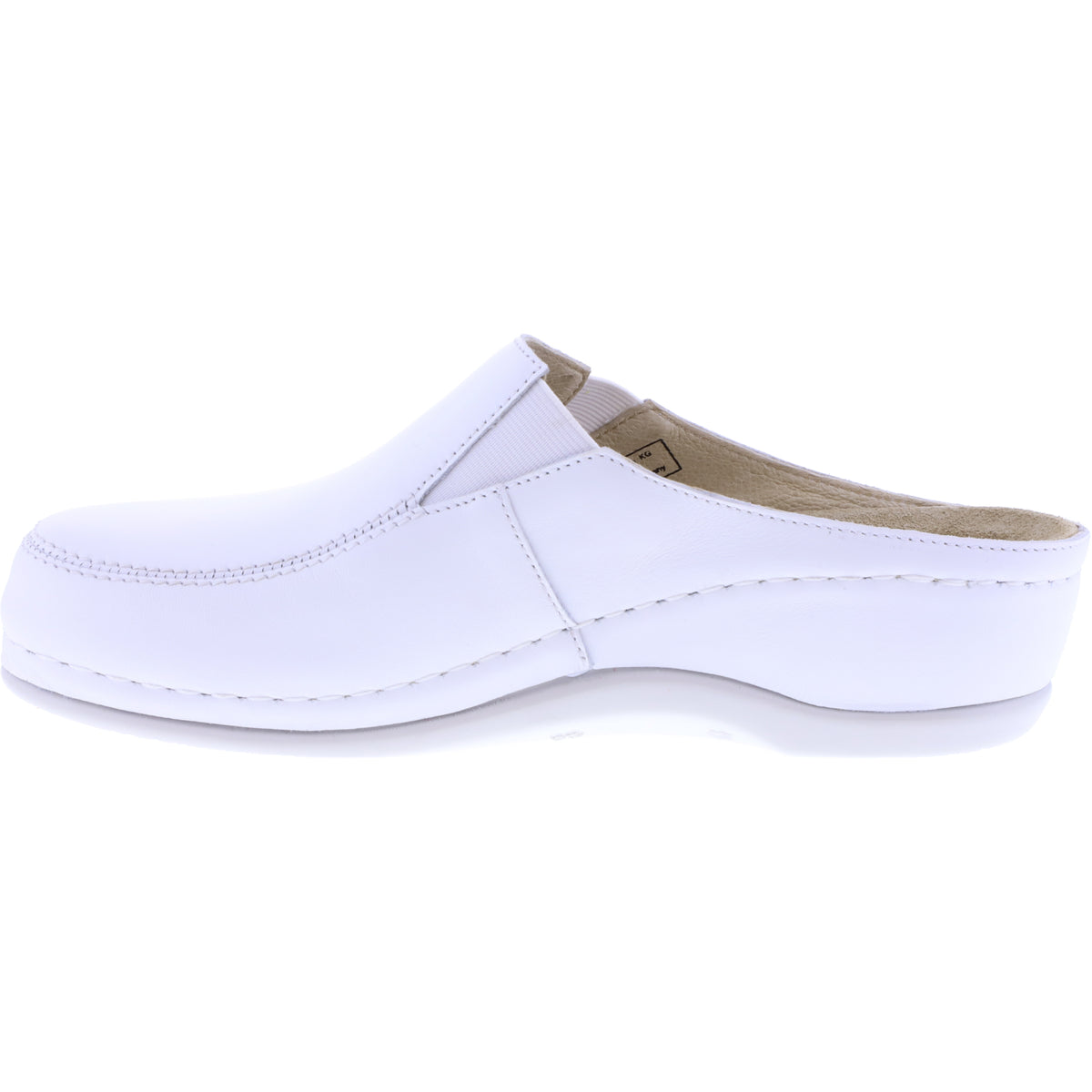 Berkemann | Modell: Celle | Weiß Kalbsleder | Leisten: Atlanta | 01301-101 | Damen Clogs