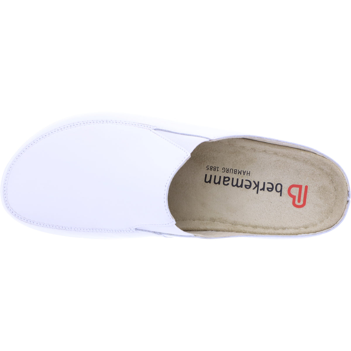 Berkemann | Modell: Celle | Weiß Kalbsleder | Leisten: Atlanta | 01301-101 | Damen Clogs