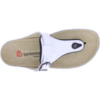 Berkemann | Modell: Mila | Weiß Leder | Leisten: Caldera | 01351-100 | Zehentrenner | Damen
