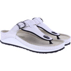 Berkemann | Mila | Cremeweiß Leder | Leisten: Caldera | 01351-107 | Zehentrenner | Damen
