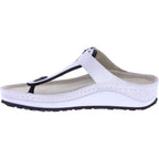 Berkemann | Mila | Cremeweiß Leder | Leisten: Caldera | 01351-107 | Zehentrenner | Damen